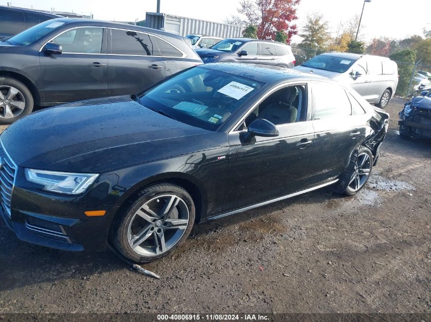 2018 Audi A4 2.0T Premium VIN: WAUENAF4XJN020121 Lot: 40806915