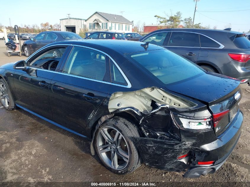 2018 Audi A4 2.0T Premium VIN: WAUENAF4XJN020121 Lot: 40806915