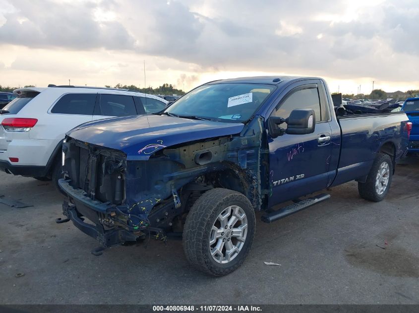 VIN 1N6BA1RP4HN524646 2017 Nissan Titan, XD SV no.2