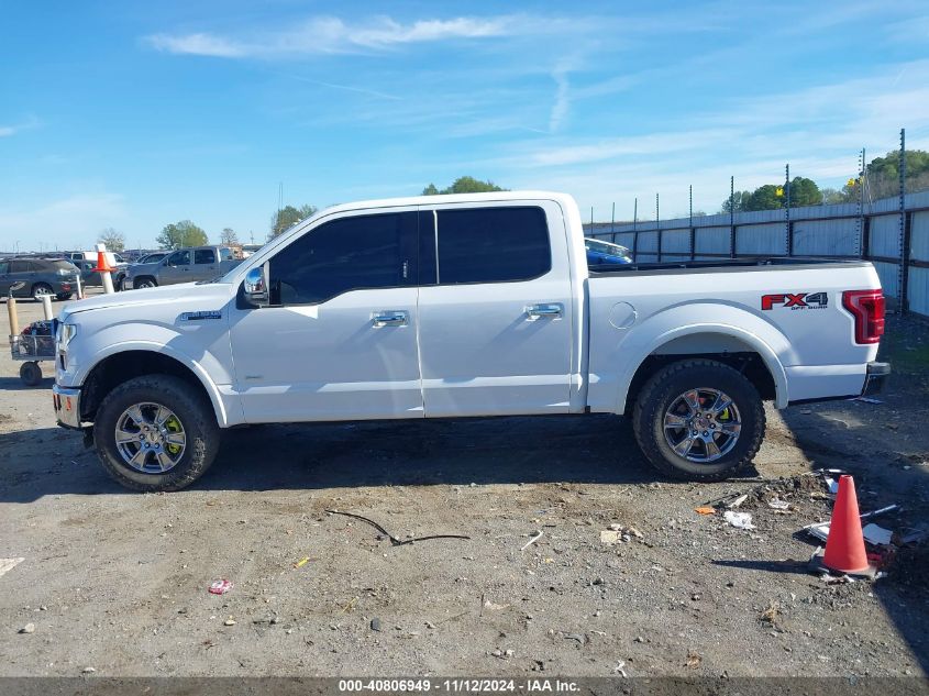 2015 Ford F-150 Lariat VIN: 1FTEW1EP3FKE80449 Lot: 40806949