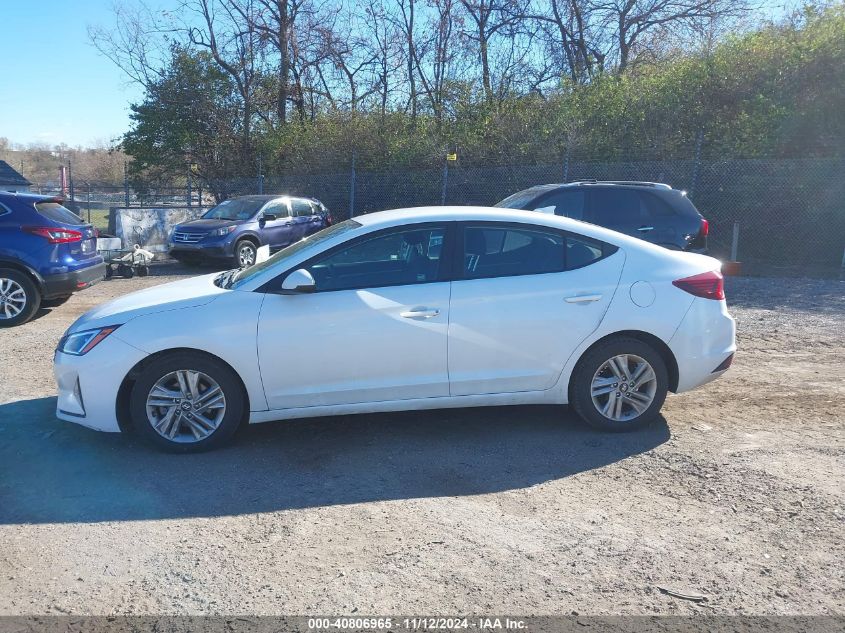 2019 HYUNDAI ELANTRA VIN: 5NPD84LF4KH418293
