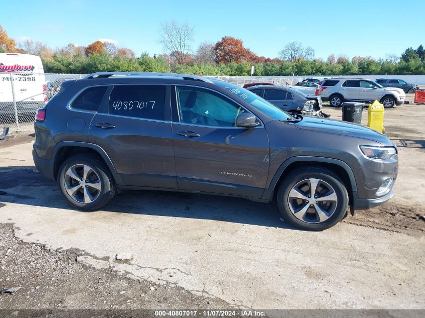 2019 Jeep Cherokee Limited 4X4 VIN: 1C4PJMDN3KD180708 Lot: 40807017