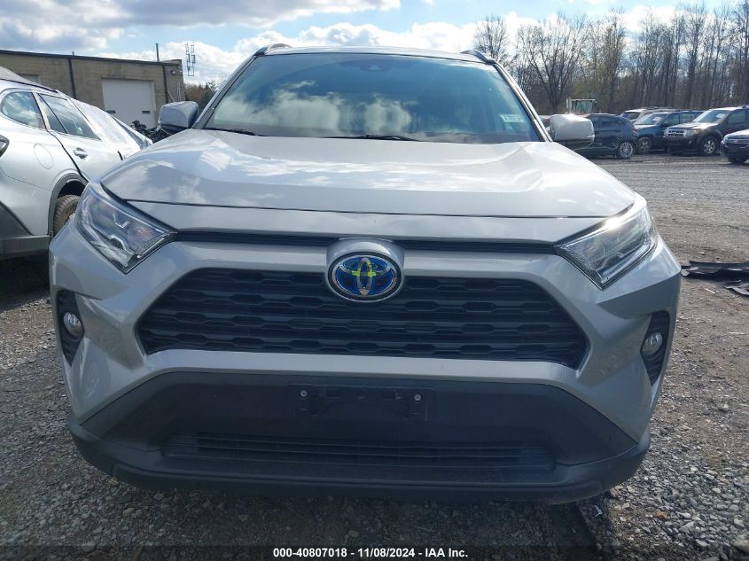 2019 Toyota Rav4 Hybrid Xle VIN: 2T3RWRFV8KW044761 Lot: 40807018