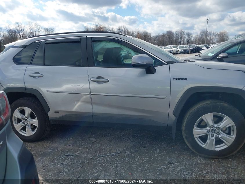 2019 Toyota Rav4 Hybrid Xle VIN: 2T3RWRFV8KW044761 Lot: 40807018