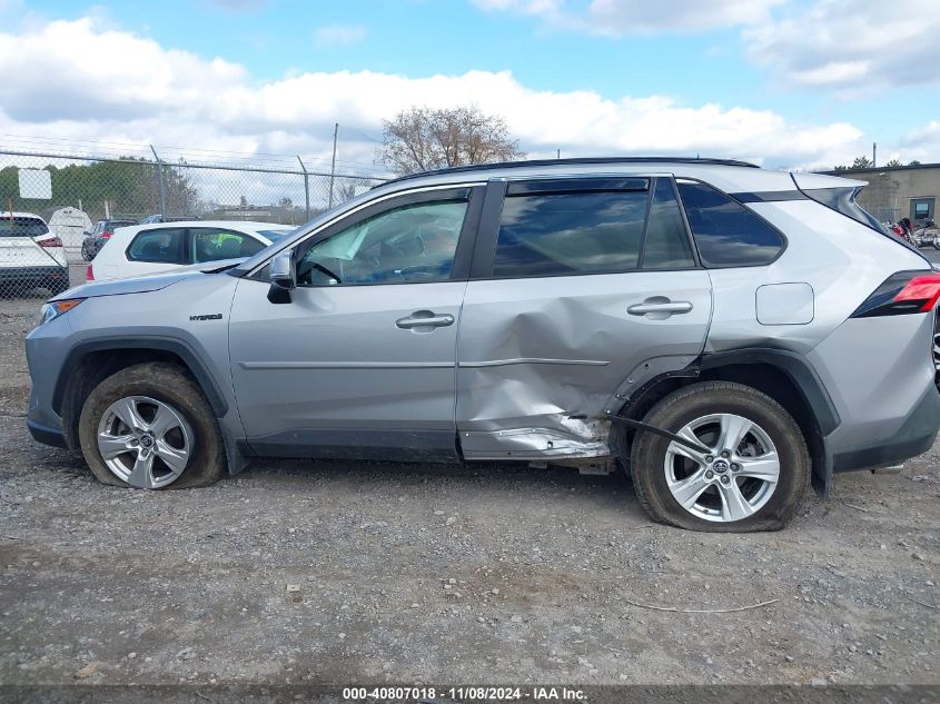 2019 Toyota Rav4 Hybrid Xle VIN: 2T3RWRFV8KW044761 Lot: 40807018