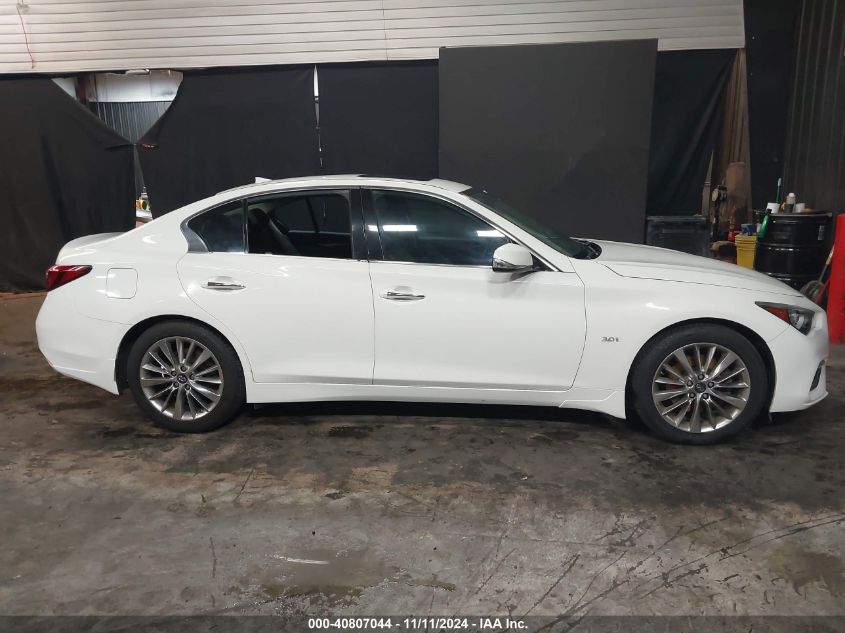 2018 Infiniti Q50 3.0T Luxe VIN: JN1EV7AR5JM430293 Lot: 40807044