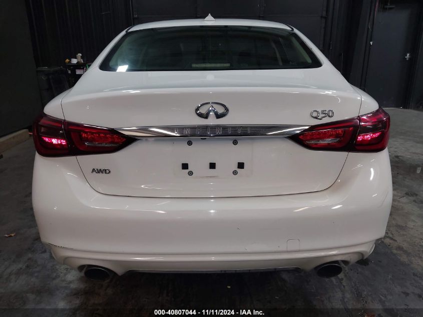 2018 Infiniti Q50 3.0T Luxe VIN: JN1EV7AR5JM430293 Lot: 40807044