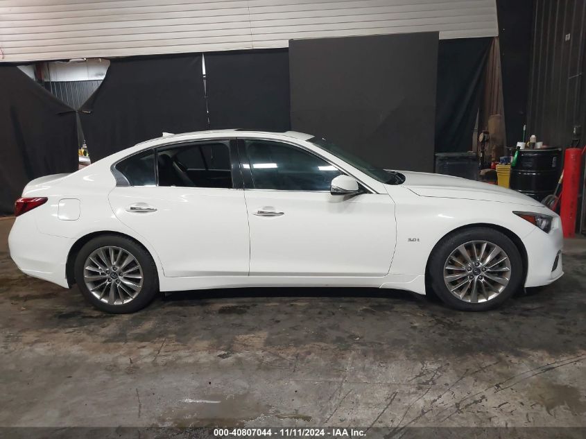 2018 Infiniti Q50 3.0T Luxe VIN: JN1EV7AR5JM430293 Lot: 40807044