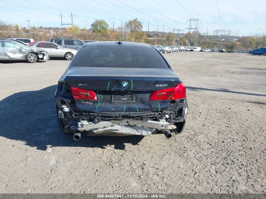 2018 BMW 530I xDrive VIN: WBAJA7C56JG909058 Lot: 40807047