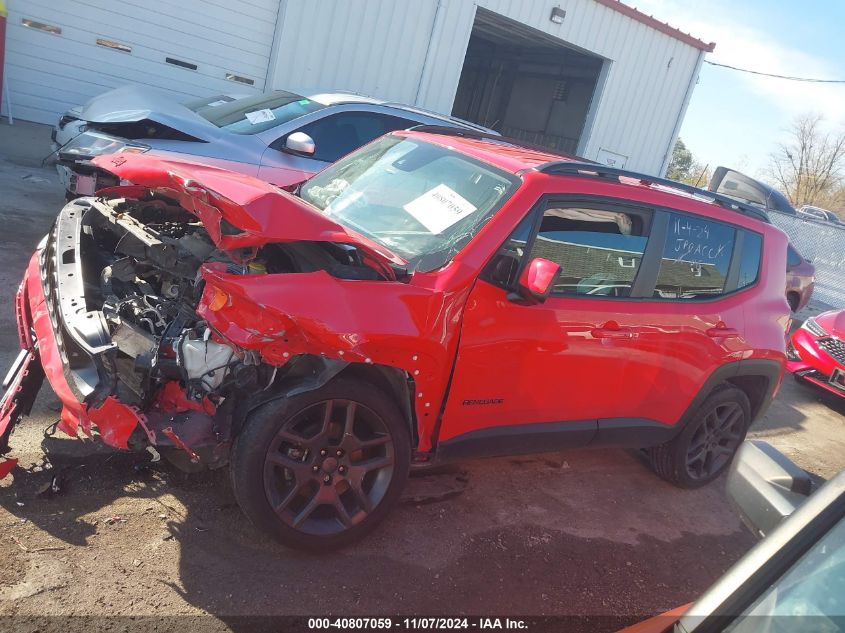 2022 Jeep Renegade (Red) Edition 4X4 VIN: ZACNJDB13NPN82142 Lot: 40807059