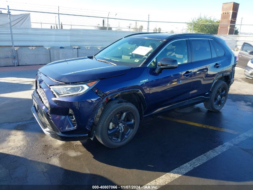 2020 Toyota Rav4 Hybrid Xse VIN: JTMEWRFV7LJ040943 Lot: 40807066