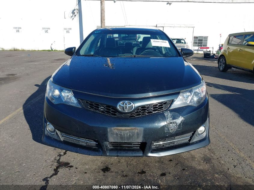 2012 Toyota Camry Se VIN: 4T1BF1FK5CU184205 Lot: 40807080