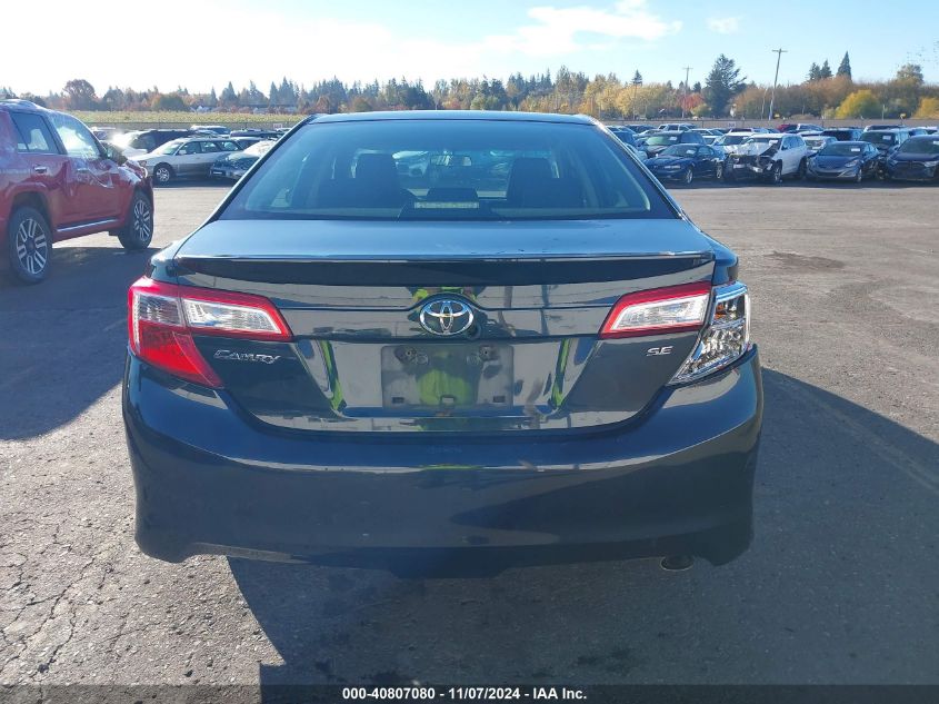 2012 Toyota Camry Se VIN: 4T1BF1FK5CU184205 Lot: 40807080