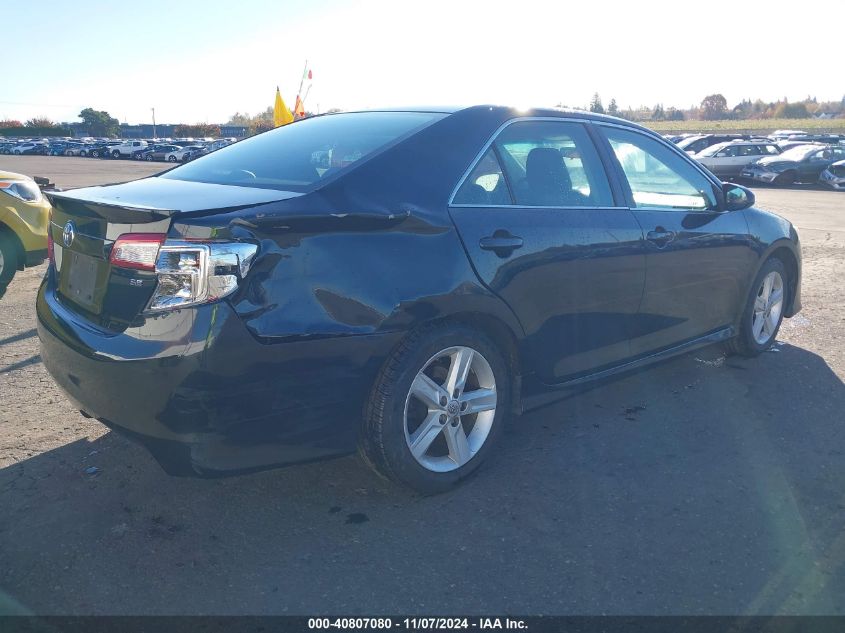 2012 Toyota Camry Se VIN: 4T1BF1FK5CU184205 Lot: 40807080