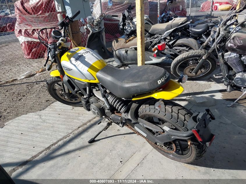 2015 Ducati Scrambler 800 VIN: ML015ANM3FT000640 Lot: 40807093