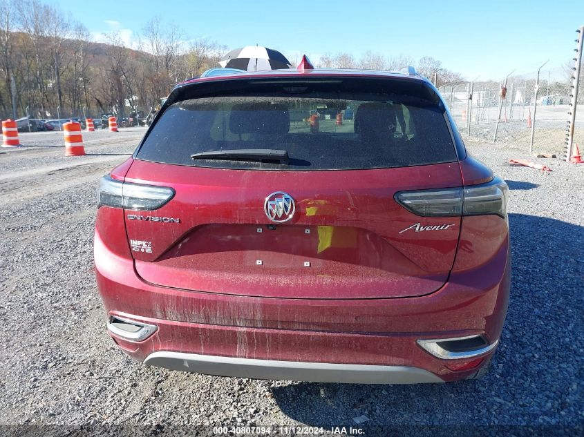 2023 Buick Envision Avenir Fwd VIN: LRBFZRR40PD029218 Lot: 40807094