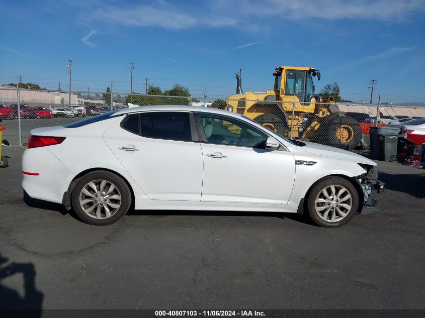 2015 Kia Optima Ex VIN: 5XXGN4A7XFG402764 Lot: 40807103