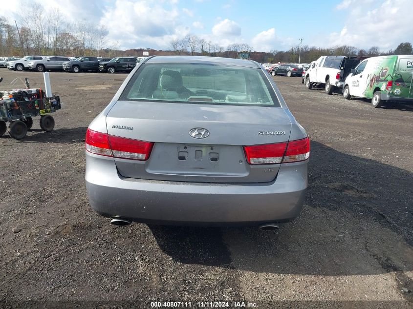 2006 Hyundai Sonata Gls V6/Lx V6 VIN: 5NPEU46FX6H019082 Lot: 40807111