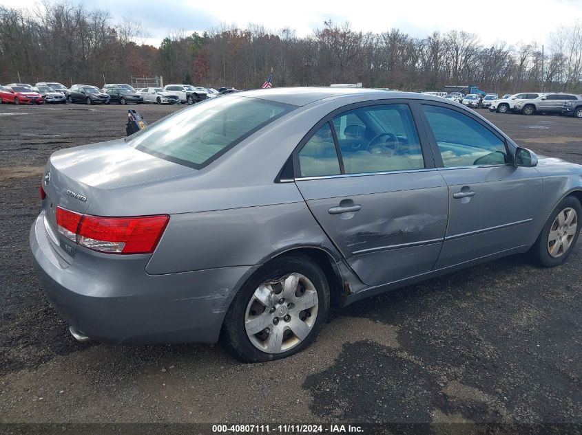 2006 Hyundai Sonata Gls V6/Lx V6 VIN: 5NPEU46FX6H019082 Lot: 40807111