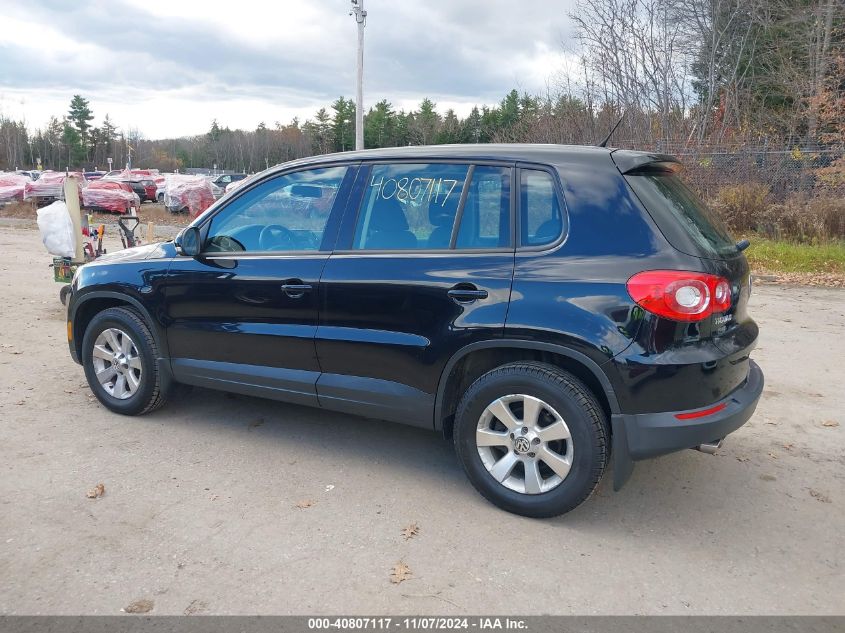 2010 Volkswagen Tiguan S VIN: WVGBV7AX8AW522318 Lot: 40807117