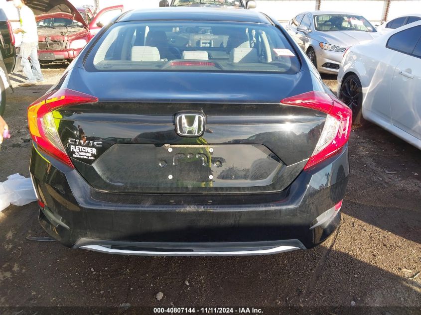 2019 Honda Civic Lx VIN: 19XFC2F67KE045374 Lot: 40807144