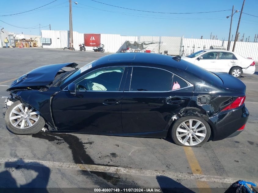 2014 Lexus Is 250 VIN: JTHBF1D22E5037052 Lot: 40807149