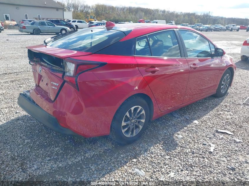 VIN JTDKAMFU3N3158927 2022 Toyota Prius, Limited no.4