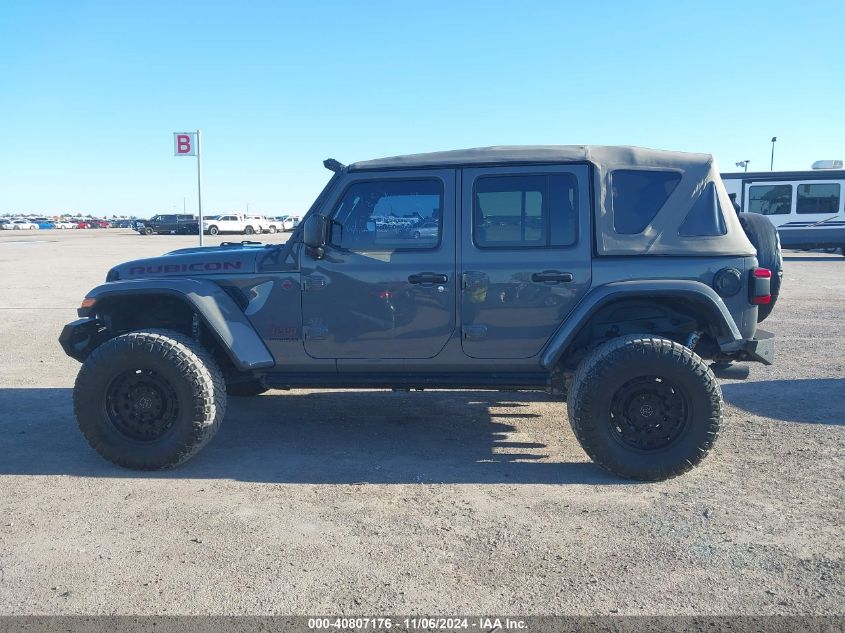 2021 Jeep Wrangler Unlimited Rubicon 4X4 VIN: 1C4HJXFG0MW564599 Lot: 40807176