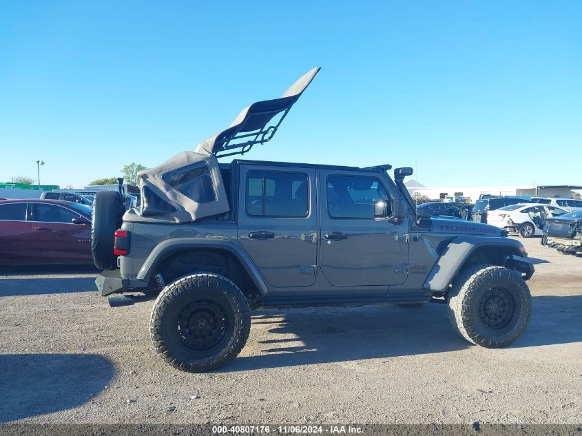 2021 Jeep Wrangler Unlimited Rubicon 4X4 VIN: 1C4HJXFG0MW564599 Lot: 40807176