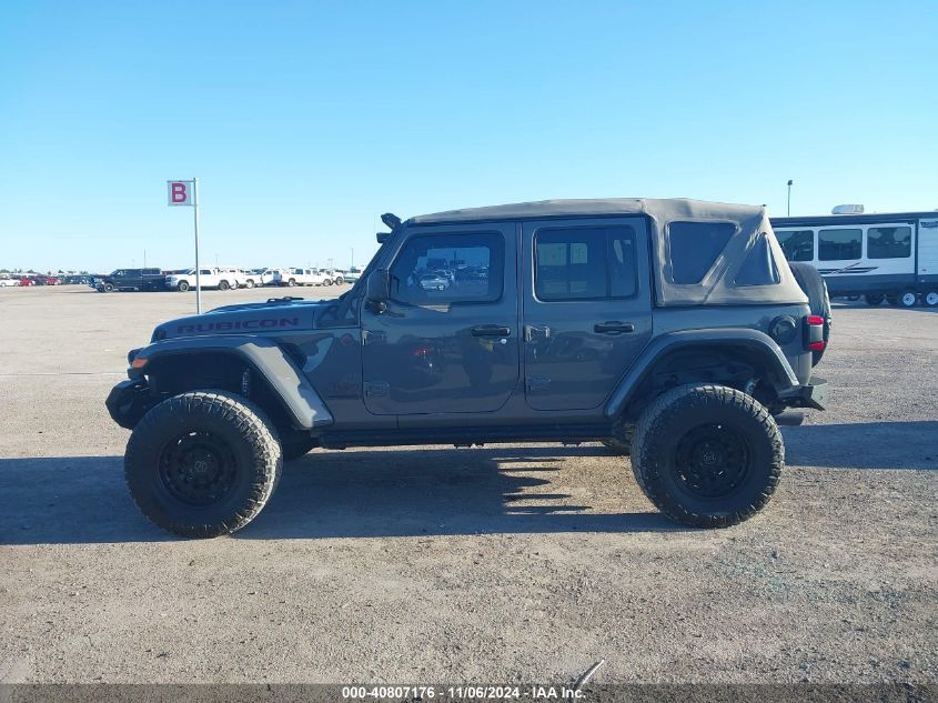 2021 Jeep Wrangler Unlimited Rubicon 4X4 VIN: 1C4HJXFG0MW564599 Lot: 40807176