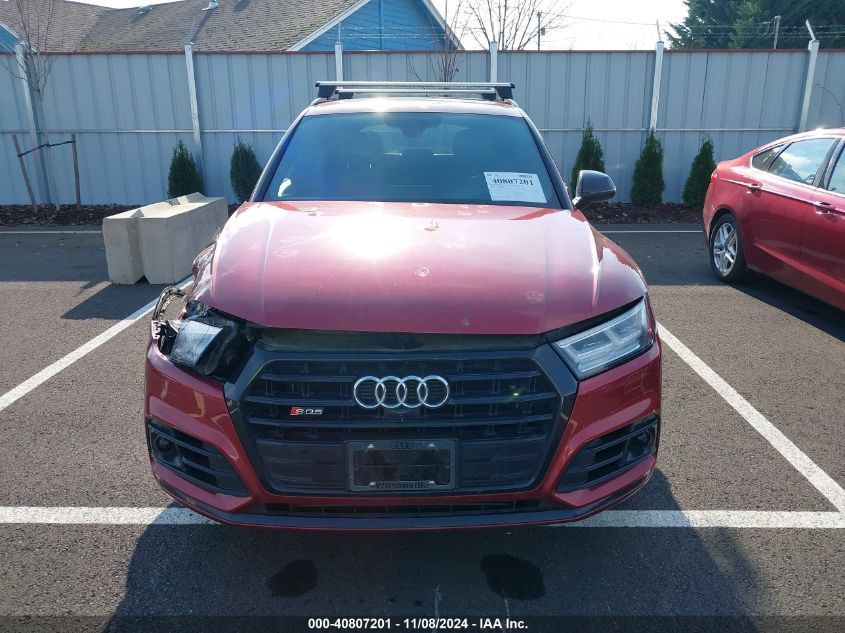 2019 Audi Sq5 3.0T Premium VIN: WA1C4AFY7K2128595 Lot: 40807201