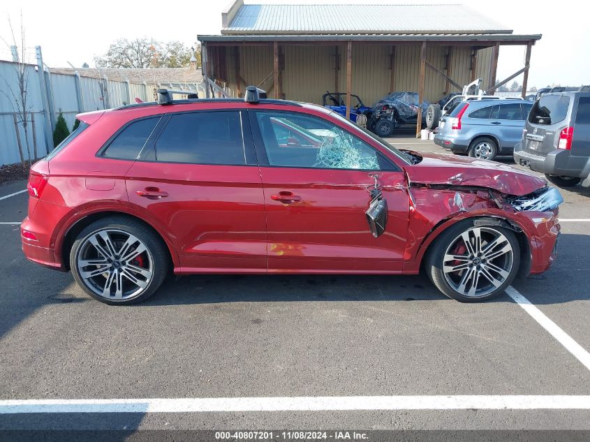 2019 Audi Sq5 3.0T Premium VIN: WA1C4AFY7K2128595 Lot: 40807201