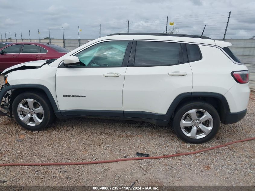 2018 Jeep Compass Latitude Fwd VIN: 3C4NJCBB8JT186765 Lot: 40807235