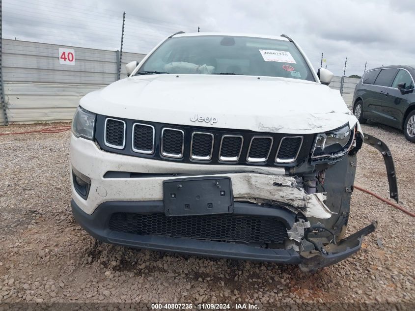 2018 Jeep Compass Latitude Fwd VIN: 3C4NJCBB8JT186765 Lot: 40807235