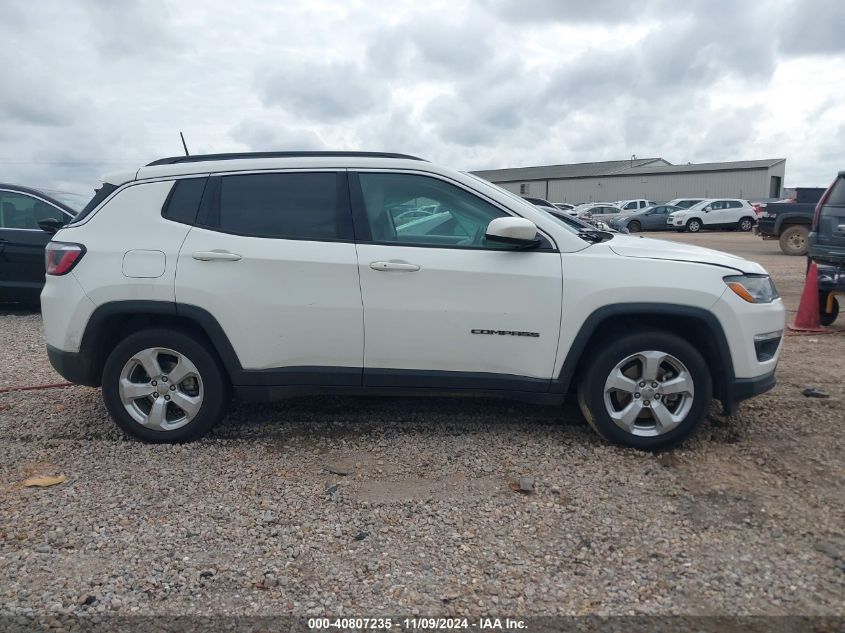 2018 Jeep Compass Latitude Fwd VIN: 3C4NJCBB8JT186765 Lot: 40807235