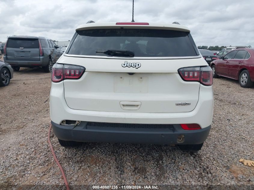 2018 Jeep Compass Latitude Fwd VIN: 3C4NJCBB8JT186765 Lot: 40807235