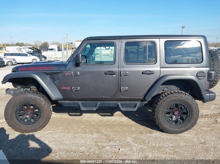 2018 Jeep Wrangler Unlimited Rubicon 4X4 VIN: 1C4HJXFG5JW274323 Lot: 40807237