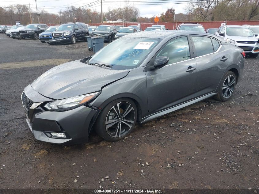 2020 Nissan Sentra Sr VIN: 3N1AB8DV7LY285148 Lot: 40807251