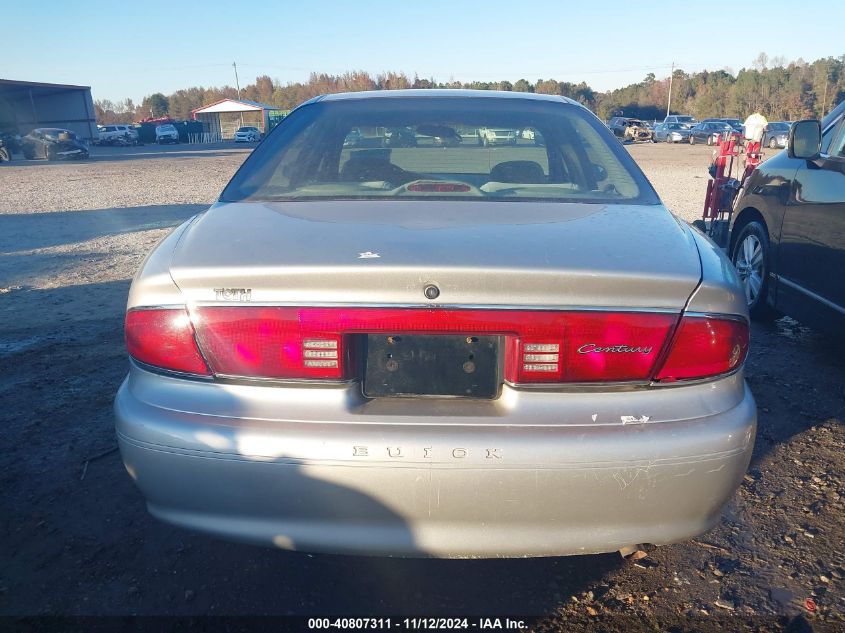 2001 Buick Century Custom VIN: 2G4WS52J911118847 Lot: 40807311