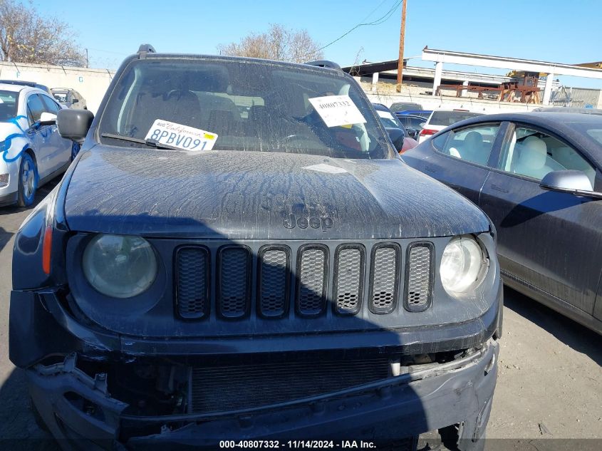 2018 Jeep Renegade Altitude Fwd VIN: ZACCJABB8JPH61742 Lot: 40807332