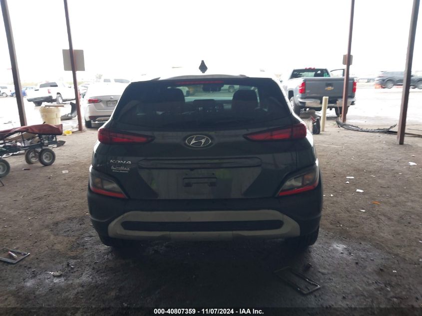 2022 Hyundai Kona Se VIN: KM8K22AB1NU765745 Lot: 40807359