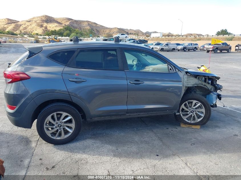 2018 Hyundai Tucson Sel VIN: KM8J33A41JU682908 Lot: 40807370