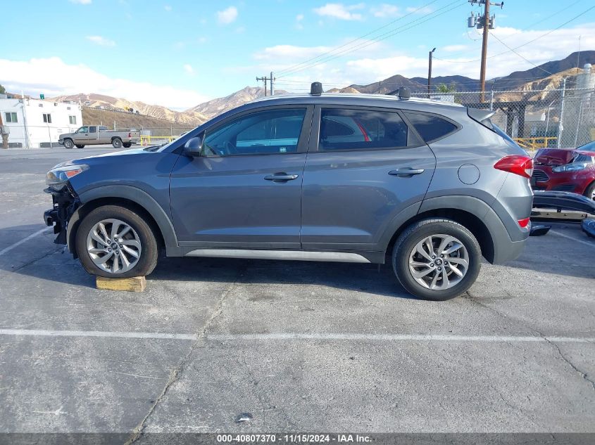 2018 Hyundai Tucson Sel VIN: KM8J33A41JU682908 Lot: 40807370