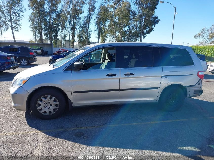 2006 Honda Odyssey Lx VIN: 5FNRL38216B071627 Lot: 40807393