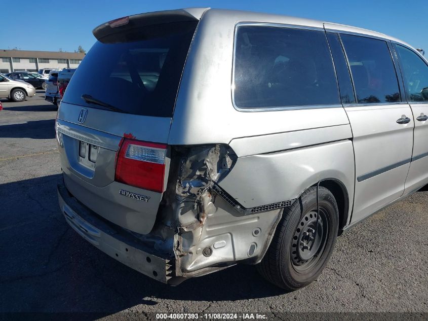 2006 Honda Odyssey Lx VIN: 5FNRL38216B071627 Lot: 40807393