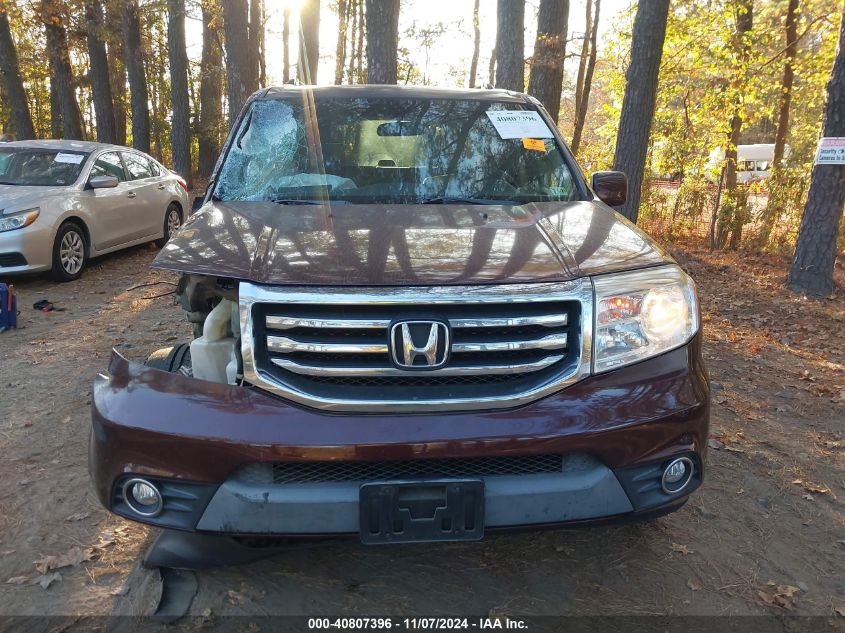 2012 Honda Pilot Ex VIN: 5FNYF3H43CB039259 Lot: 40807396