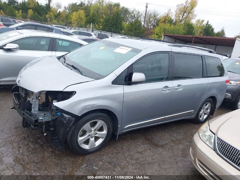 2013 Toyota Sienna Le V6 8 Passenger VIN: 5TDKK3DC7DS396729 Lot: 40807431