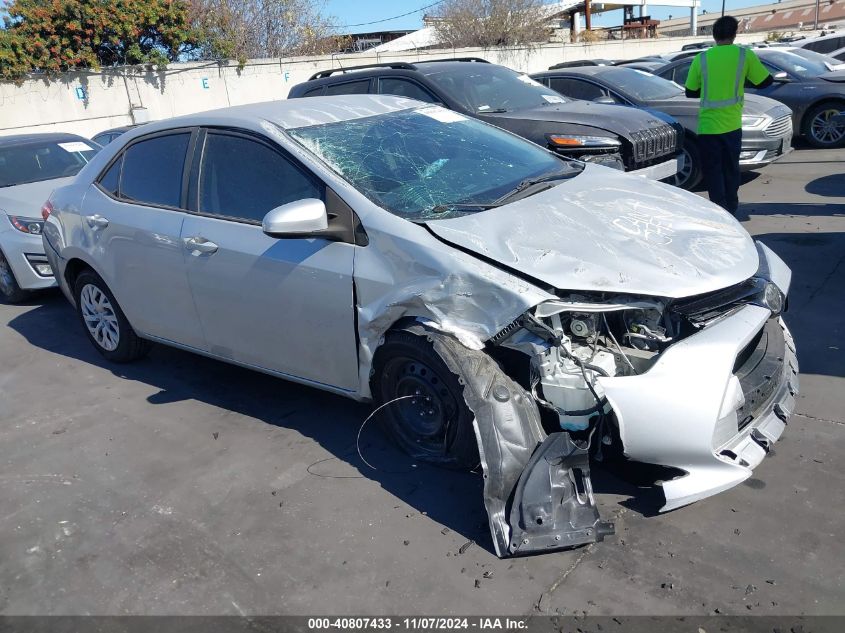 2018 Toyota Corolla Le VIN: 5YFBURHE4JP834832 Lot: 40807433