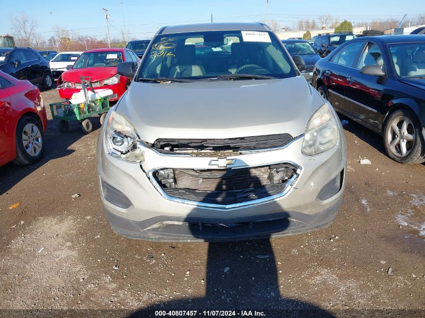 2016 Chevrolet Equinox Ls VIN: 2GNALBEK4G1115966 Lot: 40807457