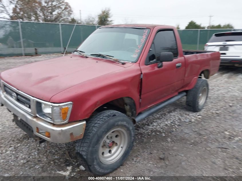 1992 Toyota Pickup 1/2 Ton Sht Wheelbase Dlx VIN: 4TAVN01D7NZ028837 Lot: 40807460